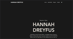 Desktop Screenshot of hannahdreyfus.com